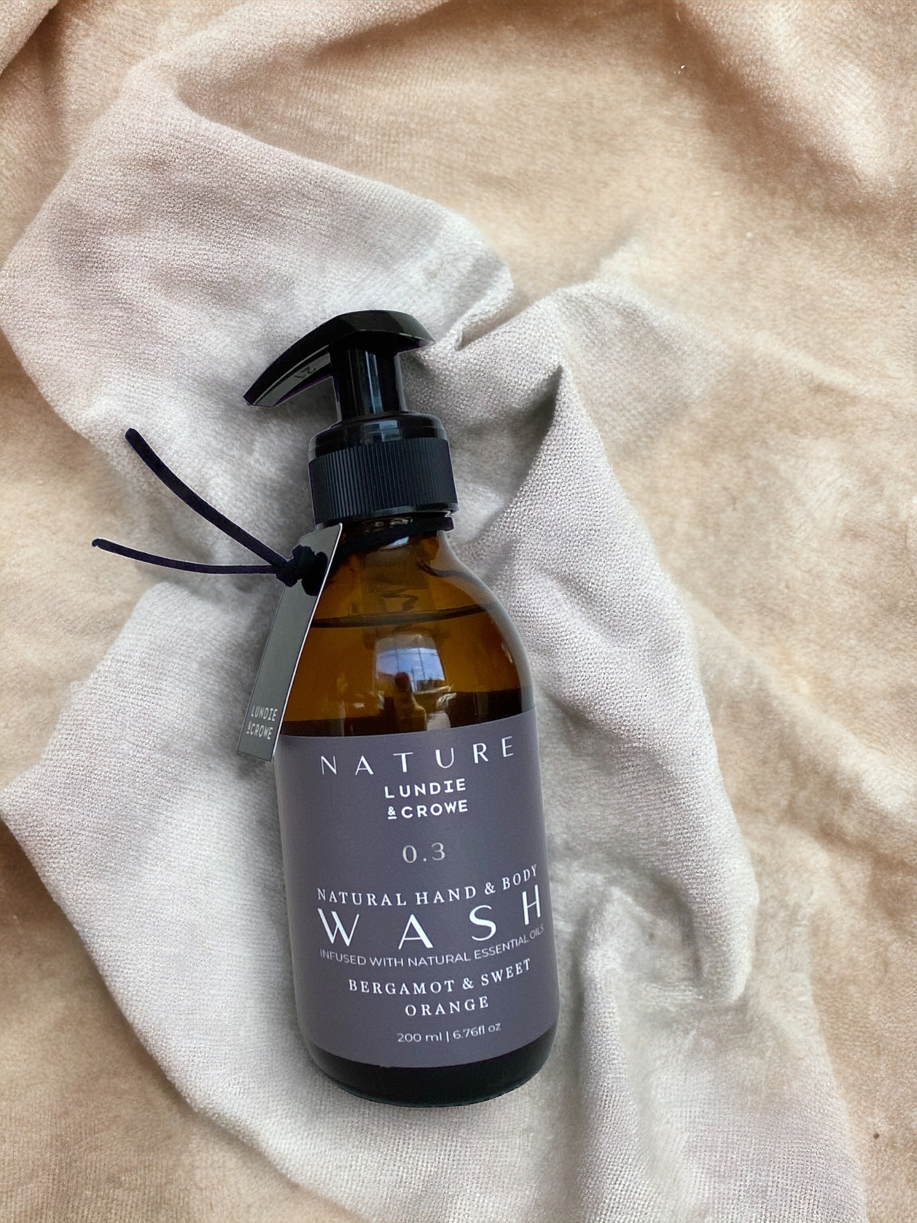 Nature 0.3 Bergamot & Sweet Orange Wash 200ml